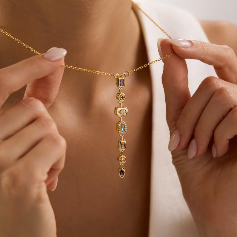 Chakra Stone Pendant Necklace